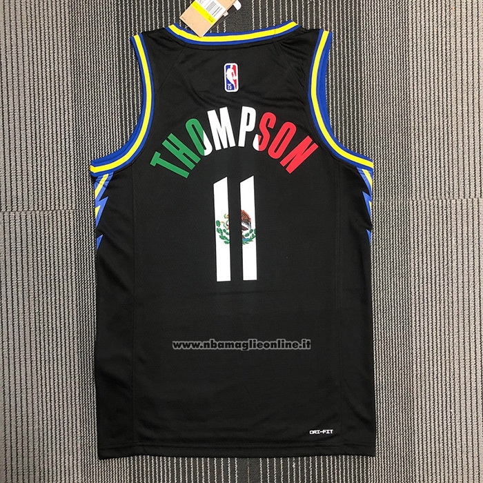 Maglia Golden State Warriors Klay Thompson #11 2022 Slam Dunk Special Mexico Edition Nero
